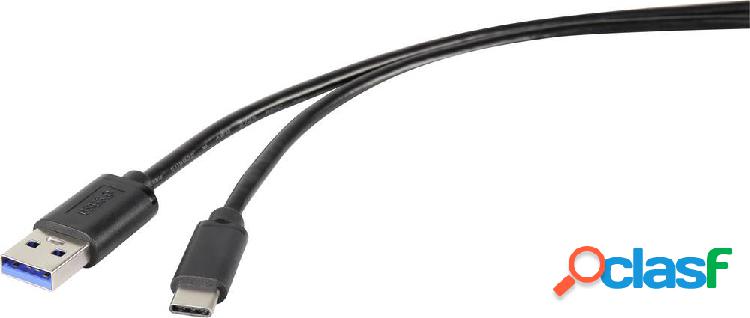 Renkforce Cavo USB USB 3.2 Gen1 (USB 3.0) Spina USB-A, Spina
