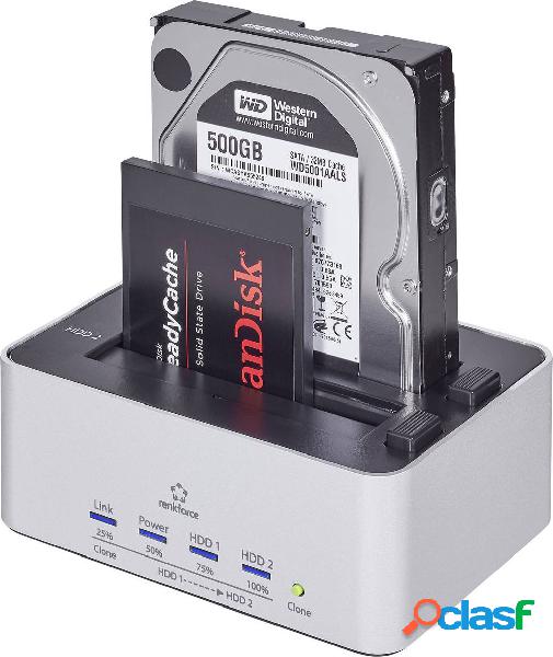 Renkforce rf-docking-07 USB 3.2 Gen 1 (USB 3.0) SATA 2 Porte