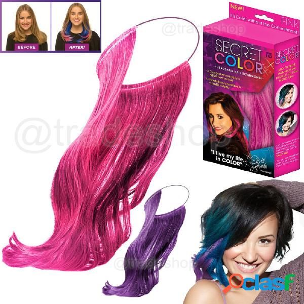 SECRET COLOR COLORATA EXTENSION EFFETTO MECHES PER CAPELLI