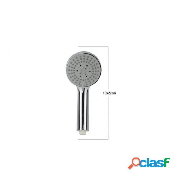 SOFFIONE DOCCIA 10 X 22 CM DOCCETTA MULTIGETTO TONDA DI 3
