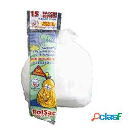 Sacchi bio - 42 x 52 cm - 10 L - 17 micron - Rolsac - conf.