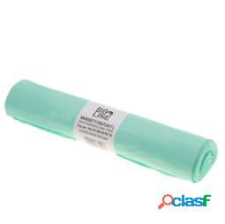 Sacchi bio - 70x100 cm - 110 L - 18 micron - verde - conf.