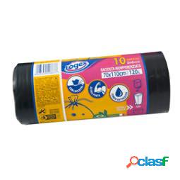 Sacchi per immondizia - 70x110 cm - 120 L - 43 micron - nero