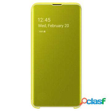 Samsung Galaxy S10e Clear View Cover EF-ZG970CYEGWW - giallo