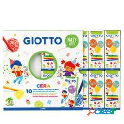 Set 10 astucci da 4 pastelli a cera - party gifts - Giotto