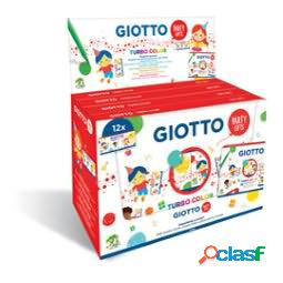 Set 12 astucci da 6 pennarelli - turbo color party gifts -