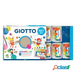 Set 8 astucci da 15 acquerellini - party gifts - diametro