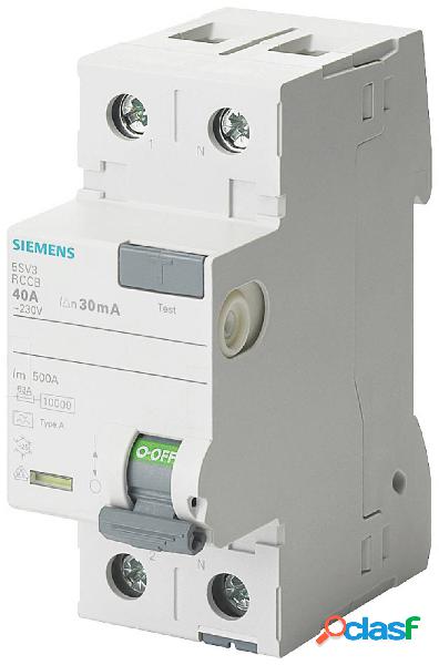 Siemens 5SV33123 5SV3312-3 Interruttore differenziale 25 A