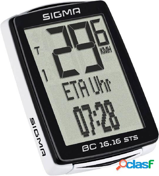 Sigma BC 16.16 STS Ciclocomputer senza fili trasmissione