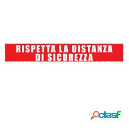 Striscia adesiva da terra - Rispetta la distanza di