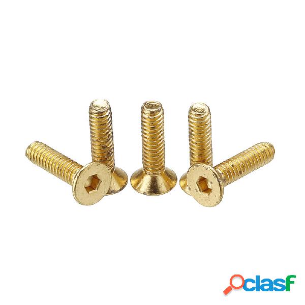 Suleve ™ M2AH1 50 pezzi placcato in titanio M2 esagonale