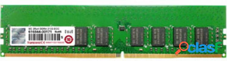 Transcend 8GB DDR4 2133 ECC-DIMM 2Rx8 Modulo di memoria PC