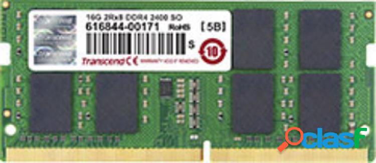 Transcend DDR4 2400Mhz 8GB SODIMM 1Rx8 Modulo memoria Laptop