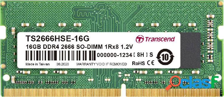 Transcend TS2666HSE-16G Modulo memoria Laptop DDR4 16 GB 1 x
