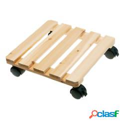 Trolley portavaso in legno - 30 x 30 cm - Verdemax (unit