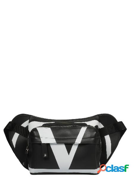 VALENTINO BORSA DA VIAGGIO UOMO RY0B0764XCU0NI PELLE NERO