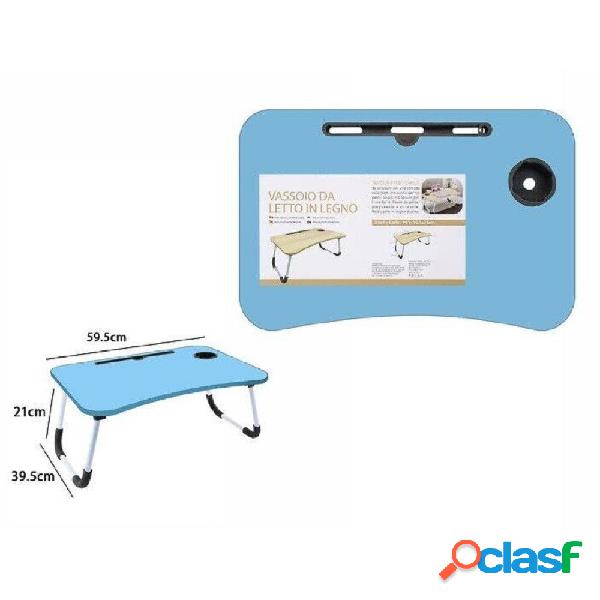 VASSOIO SCRIVANIA PIEGHEVOLE TAVOLINO TAVOLO PC SLOT TABLET