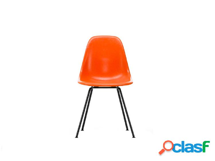 Vitra Eames Fiberglass Side Chair DSX - Sedia Basic Dark