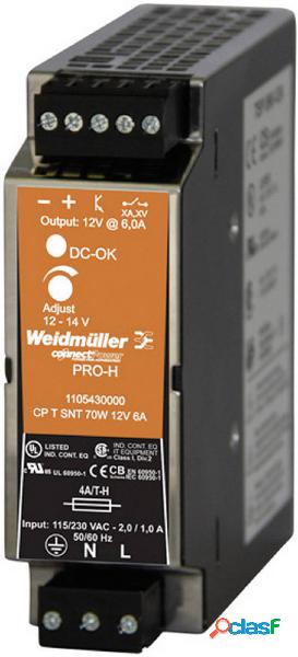Weidmüller CP T SNT 70W 12V 6A Alimentatore switching 12