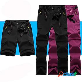 Womens Convertible Zip Off Pants Hiking Pants Trousers