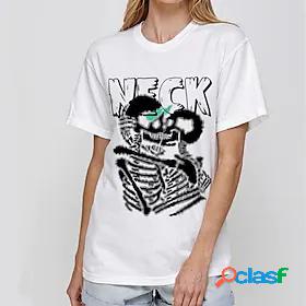 Womens T shirt Tee Graphic Home Daily Holiday Painting Short