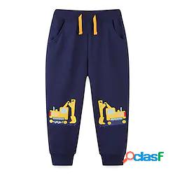 bambini ragazzi pantaloni blu stampa autunno inverno attivi