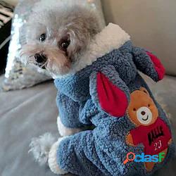 cucciolo di cane abbigliamento ispessito autunno inverno pet