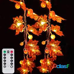 halloween led maple leaf zucca luci della stringa