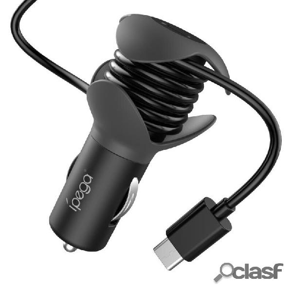 iPega PG-SW057 Type-C Caricabatteria da auto 12V per console