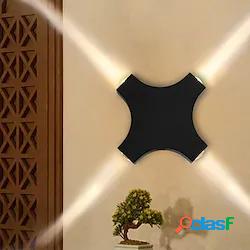 outdoor indoor led applique da parete per esterni in stile