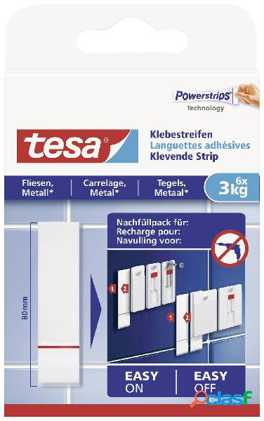 tesa 77761 Strisce adesive tesa® Bianco Contenuto: 6 pz.