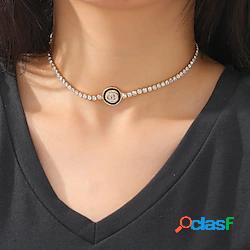 1 pc Girocolli Collana di medaglioni For Per donna Pietre