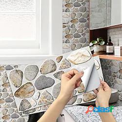 1530 cm 6 pz imitazione pietra piastrelle cucina bagno carta