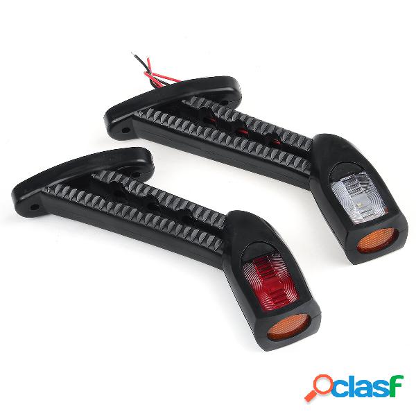 2PCS 24V LED Luci di posizione laterali Outline lampada Ambe