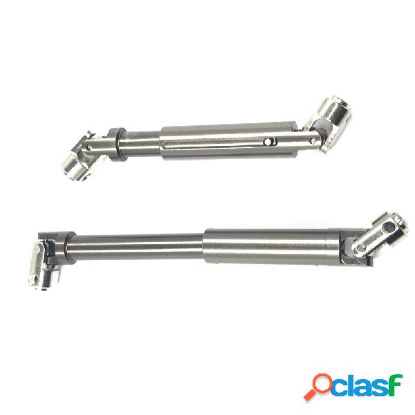 2PCS Universal Metal 66-138MM Semiasse per AXIAL SCX10