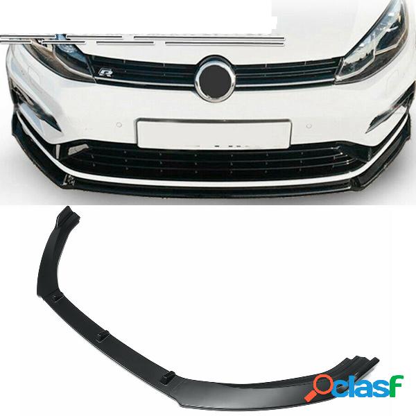 3 pz Paraurti Anteriore Mento Lip Body Kit Spoiler Splitter