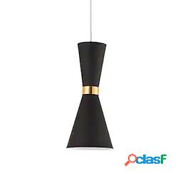 36,5 cm lampada a sospensione design singolo led metallo
