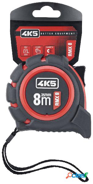 4K5 Tools RMX 8 RollMeter 8m 606.100-8 Metro a nastro 8 m