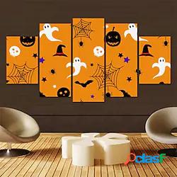 5 pannelli di halloween stampe halloween spooky moderna arte