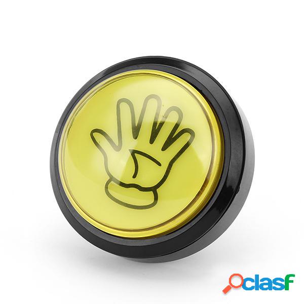 60MM 6CM Mano gialla LED Pulsante per console di gioco
