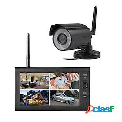 7 pollici tft digitale 2.4g telecamere wireless audio video