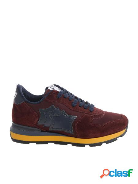 ATLANTIC STARS SNEAKERS UOMO ANTARBCN04NY CAMOSCIO BORDEAUX
