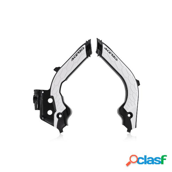 Acerbis 2x cover telaio x-grip black white