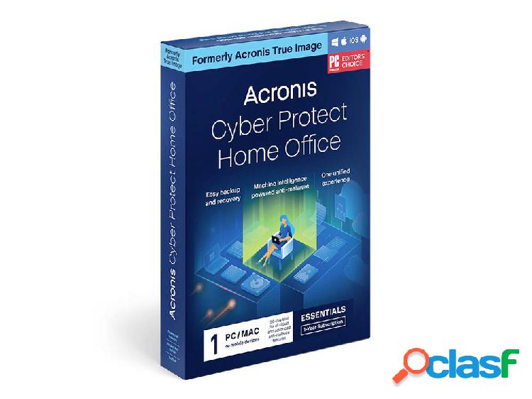 Acronis Cyber Protect Home Office Essentials EU 1 licenza