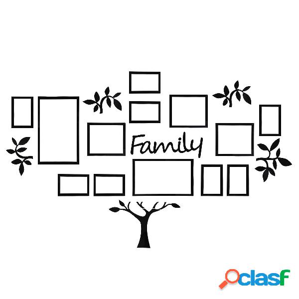 Acryli Photo Frame Albero genealogico Picture Collage Wall