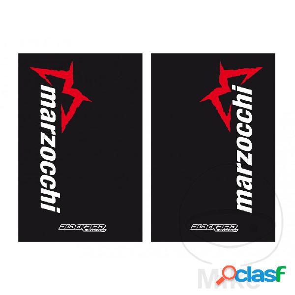 Adesivi motocross blackbird racing 5015m 27x17cm carbon