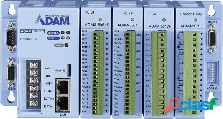 Advantech ADAM-5000L Sistema DA&C per Ethernet Modbus, RTU