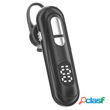 Auricolare Bluetooth con microfono e display LCD - nero