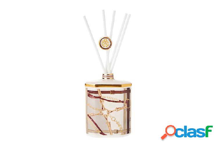 Baci Milano Bottiglia diffusore Horses porcellana bianco