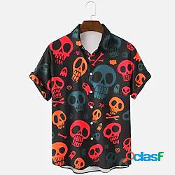 Bambino Da ragazzo Halloween Camicia Manica corta Stampa 3D